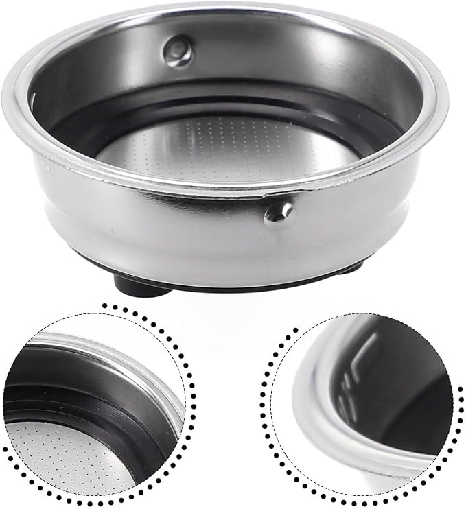 2-Pack Pressurized Coffee Filter Basket 51mm Portafilter Basket