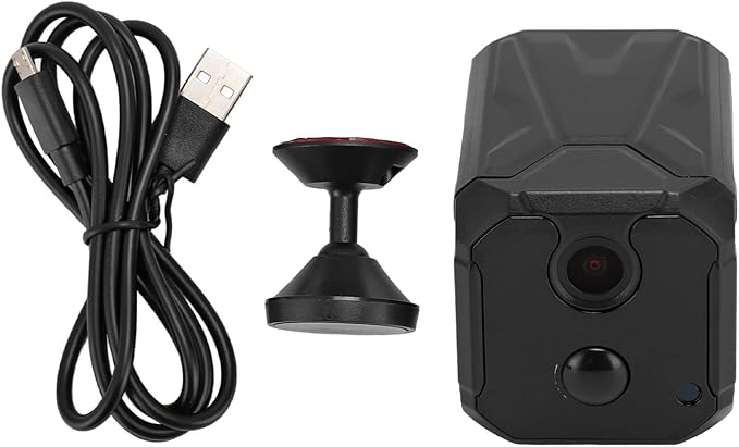 Sanpyl Small Camera, 1080P Mini Home Security Camera, Mini Nanny Cam Pet Dog Baby Camera with Infrared Night Vision, Motion Detection, Support APP