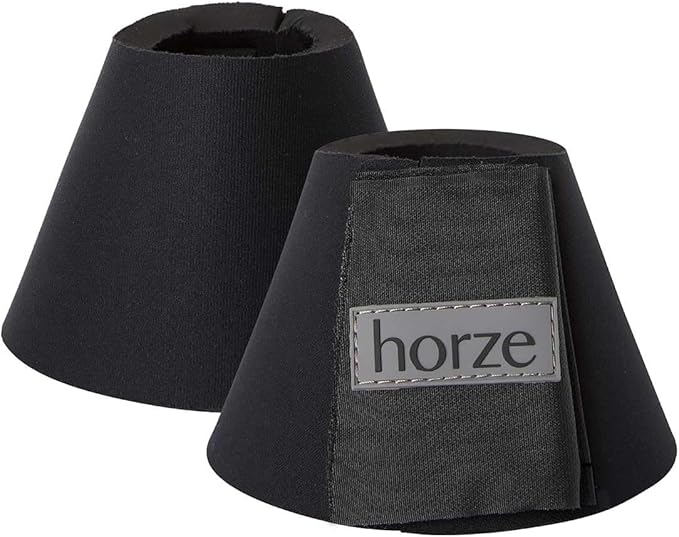 HORZE Pro Overreach Bell Boots for Horses | Neoprene Pair