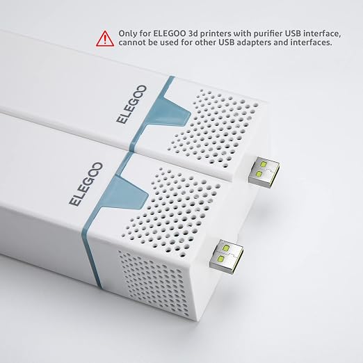 ELEGOO 2PCS USB Purifier with Built-in Activated Carbon, Compatible with