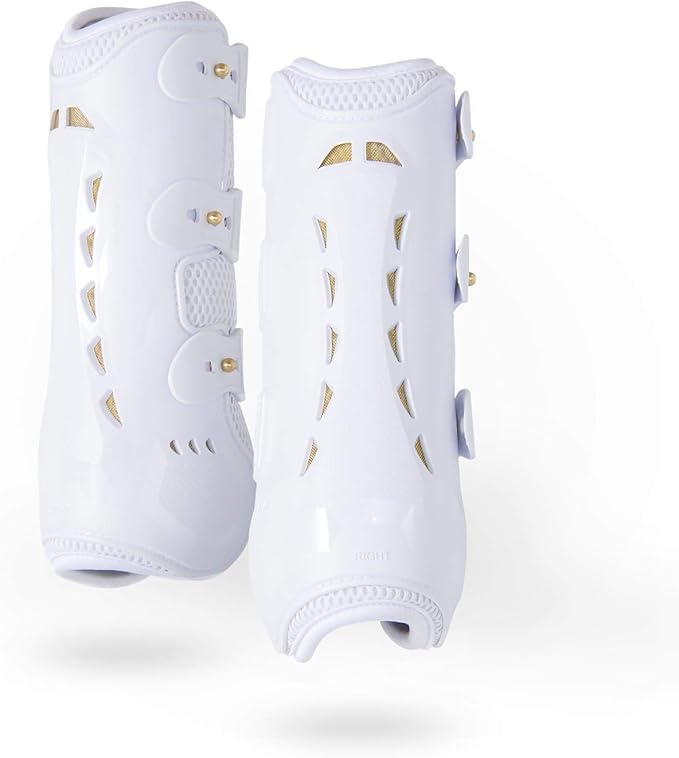 Kavallerie Classic Tendon Boots, Impact-Absorbing Material, Breathable & Evenly Distribute Pressure, Protect Tendon and Ligaments, Anti-Slip, Anti- Sore and Moisture Repellant Show Jumping Boots
