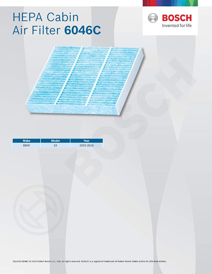 BOSCH 6046C HEPA Cabin Air Filter