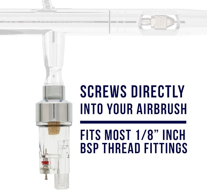 Master Airbrush In-Line Mini Air Filter Water Trap