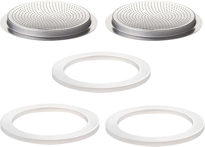 2Pcs Filter with 3Pcs Silicone Gasket Seals