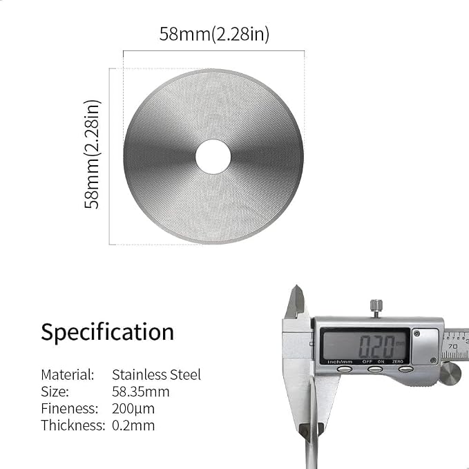 watchget 58.35mm Espresso Puck Screen