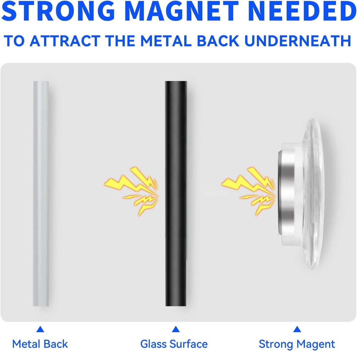 Maxtek Black Magnetic Glass Whiteboard 72 x 48in, Frameless Dry Erase Board