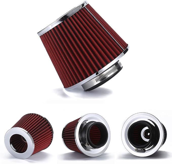 Universal 3" Inlet Cold Intake, Dry Clamp-on Air Filter