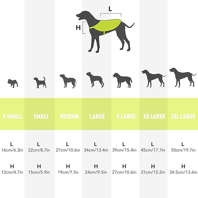 Yellow Reflective Dog Vest for XLarge Breeds, High Visibility Dog Safety Vest Harness with Removable Bell Keep Safe from Hunting, Training & Cars Accidents