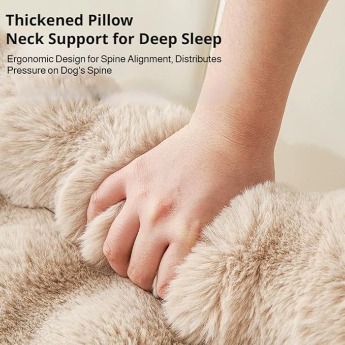 Waterproof Throw Blanket For Dogs & Indoor Cats,Dog Pad Washable Removable Couch Cover,Plush Long Fur Mat with Non Slip Silicone Base,Furniture Protector Gift for New Pet Parents,29.5"x29.5" (light)