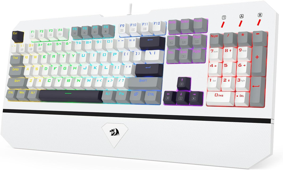 Redragon Wired Mechanical Gaming Keyboard, Linear Switches, Full Size