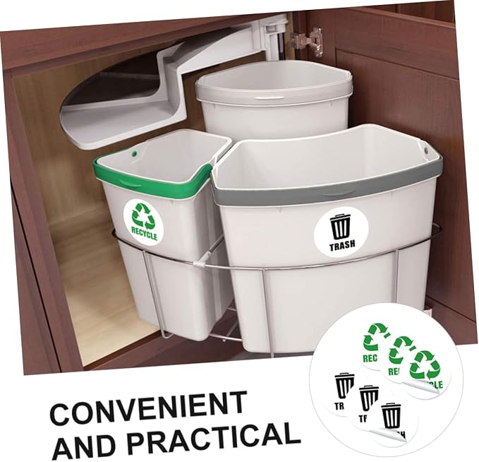 Garbage Classification Labels Self-Adhesive Bin Stickers
