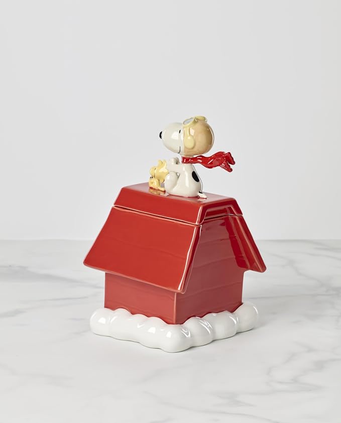Lenox Chef Snoopy Figural Cookie Jar