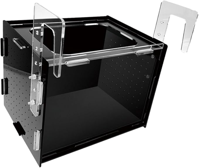 Fish Breeding Box Hatchery Sturdy Clear Acrylic Separation Incubator Isolation Box for Clownfish Betta Baby Fish Guppy, 20x15x15cm