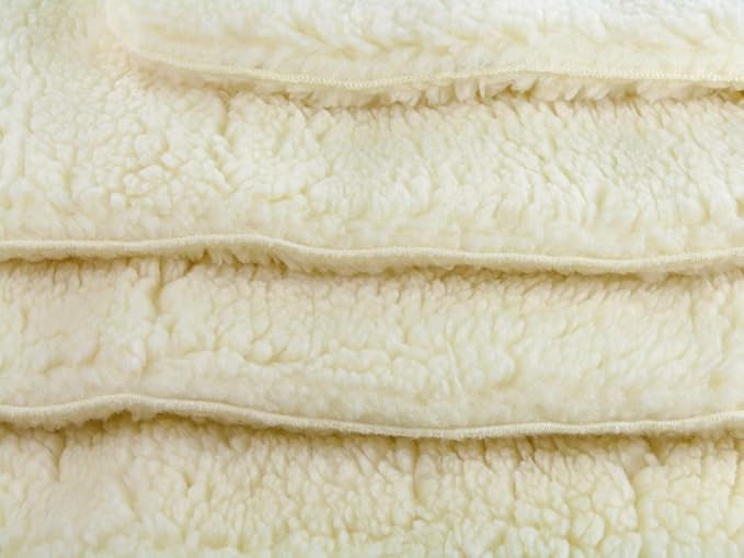ActiveDogs Hi Loft Sherpa Faux Lambskin Dog Bed - Large 30"x40" - Orthopedic & Machine Washable - Double Layered