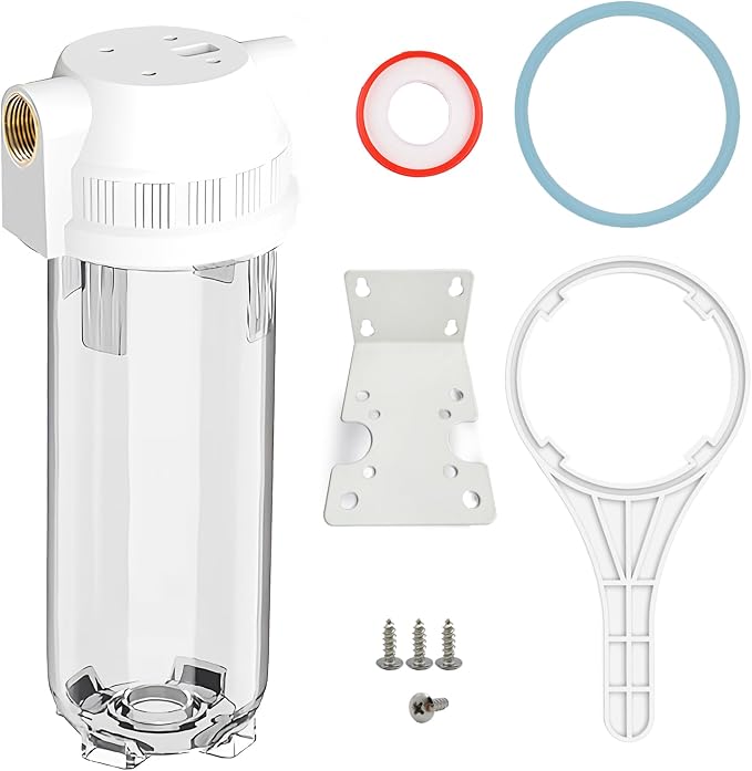 Whole House/RV Water Filter Housing Clear, Maple Syrup RO System, 3/4" NPT