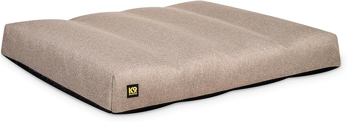 K9 Ballistics Tough Rectangle Pillow Dog Bed - Removable Cover, Washable, Durable & Water Resistant Dog Bed - XX-Large, Taupe Premium Finish
