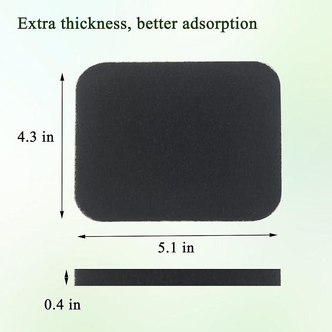 Compost Bin Odor Filters Replacement Oval Activated Carbon Filters