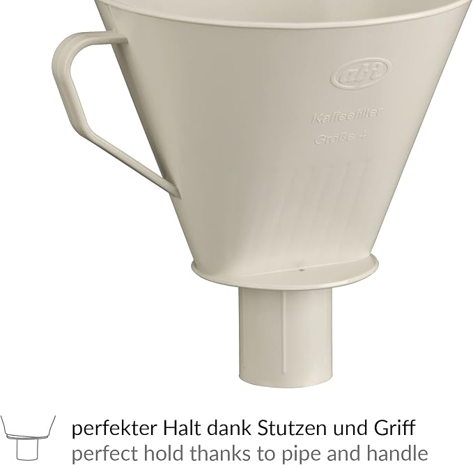 alfi Aroma Plus, Oatmeal Beige, Plastic Coffee Filter