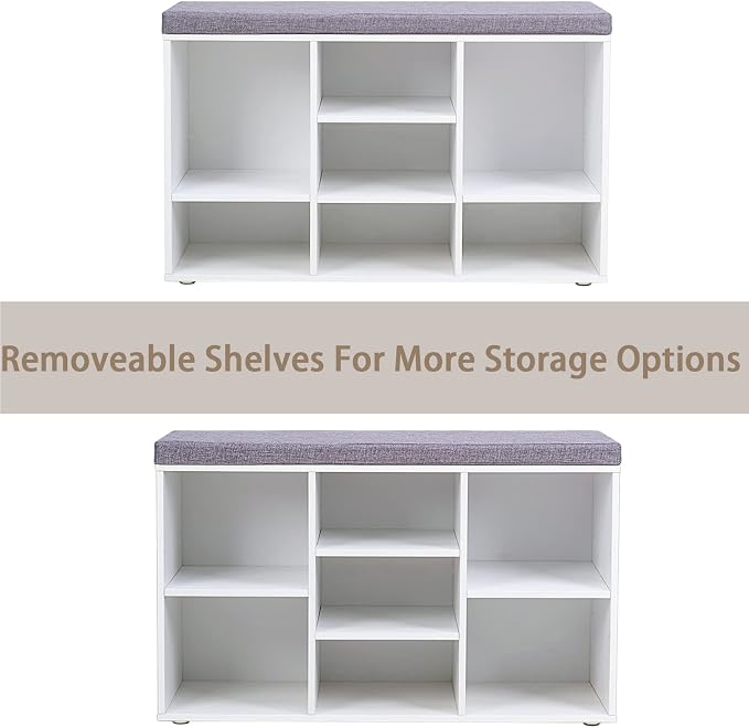 DINZI LVJ Shoe Storage Bench