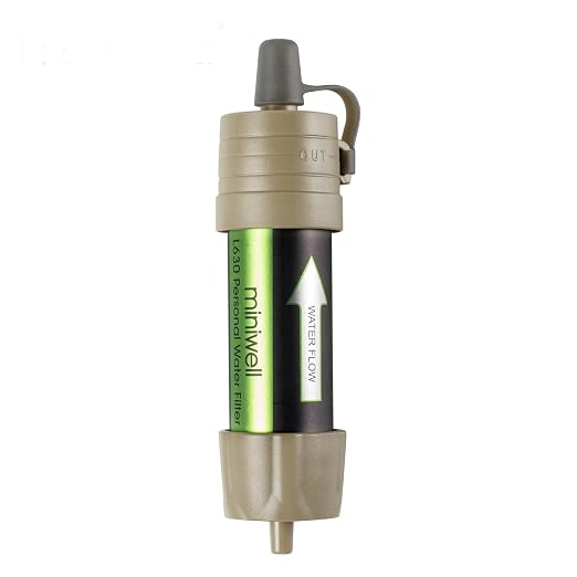 Miniwell Gravity Water Filter Straw