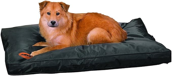 Slumber Pet Toughstructable Beds - Stain-, Odor-, and Water-Resistant Ultra-Durable Nylon Beds for Dogs - Medium, 36", Black