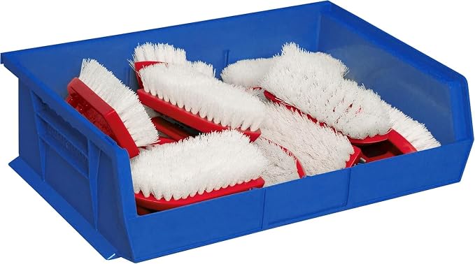 Akro-Mils 30255 AkroBins Plastic Storage Bins, Space-Saving Stackable Bins