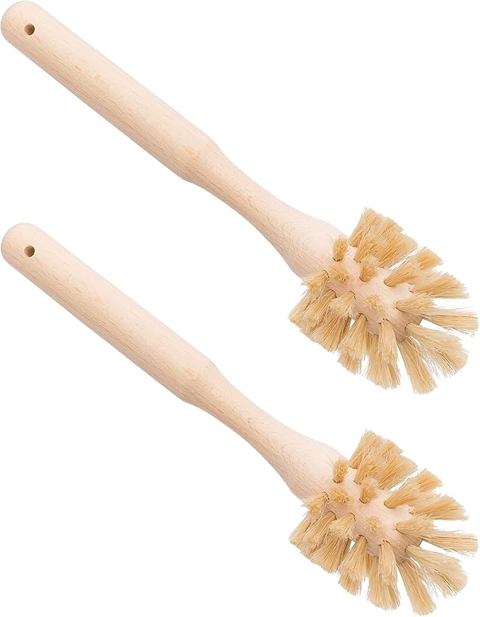 Redecker Bottle Brush Cleaner, Horsehair and Beechwood Handle