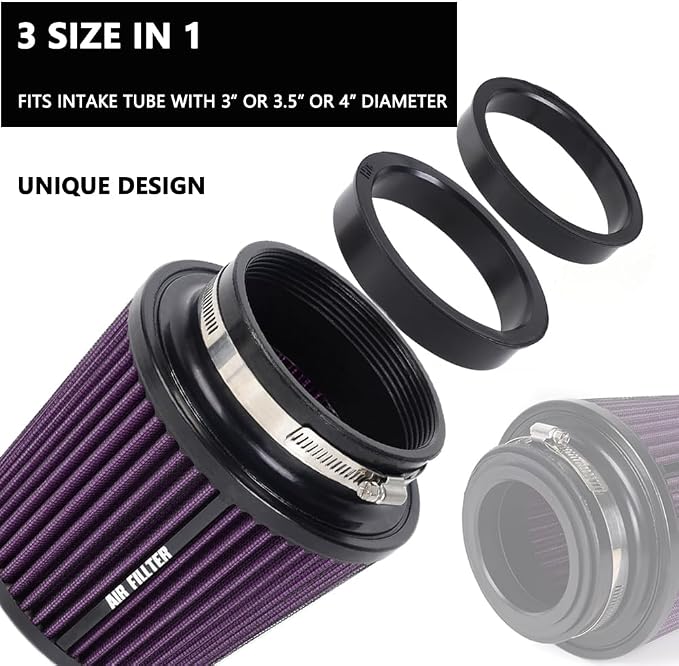 4-Inch Cold Air Intake Filter