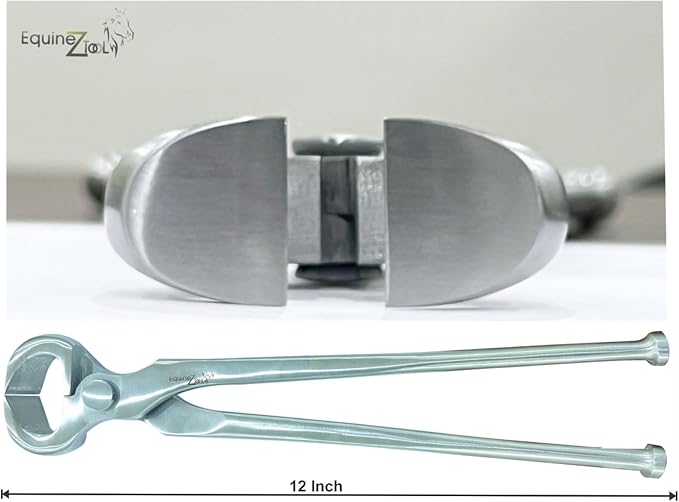 Shoe Puller 12' Vanadium Steel Farrier Tool with Dull Finish for Easy Horse Shoe Removal, Hoof Maintenance,Equine Hoof Care–Farrier Equipment for Precise Hoof Care,Horse Shoe Extraction