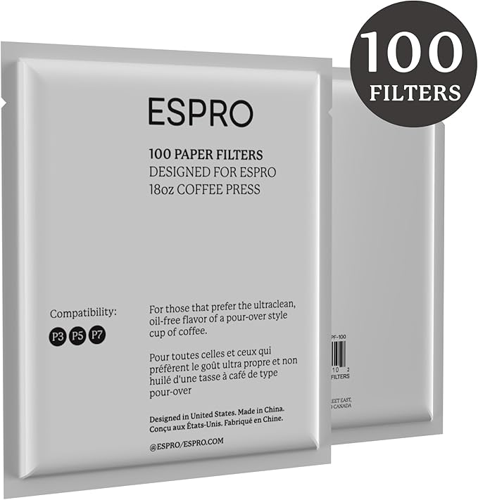 ESPRO 100 Count Coffee Paper Filters