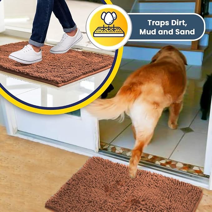 Muddy Mat® | Super Water Absorbent Door Mat Indoor, Microfiber Quick Dry