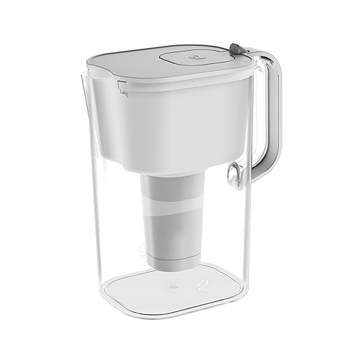 HOMEWATER 10-Cup Pitcher Filter – BPA-Free, High-Capacity 2.4L Pitcher
