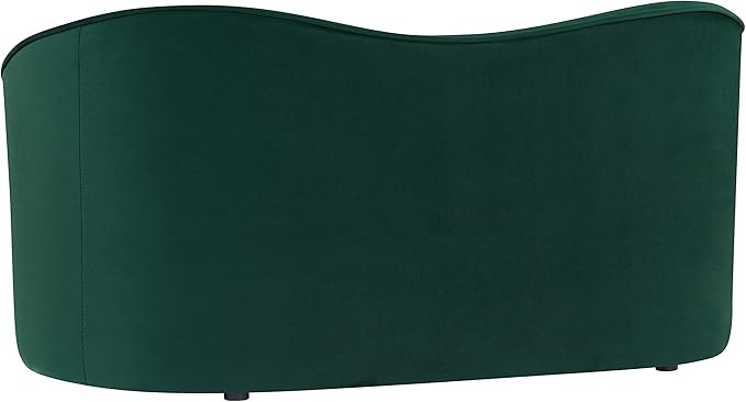 Tov Furniture Poodle Waterproof Upholstered Velvet Pet Bed (Forest Green)