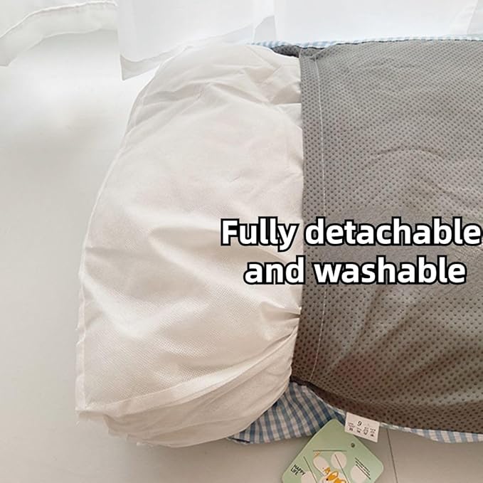 Dog Bed for Small Dogs, Dog Mattress with Pillow for Crate Kennel, Sofa Dog Bed, Super Soft Pet Bed for Medium, Small Dogs Breeds,Pet Bed Puppy Bed,Beds & Furniture (Blue,Large)