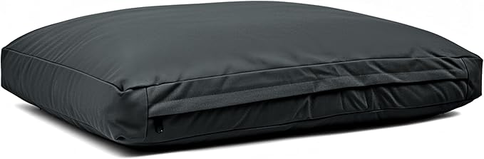 WHITEDUCK Dog Bed Cover (Black) 28" Lx20 Wx4.3 th (S)