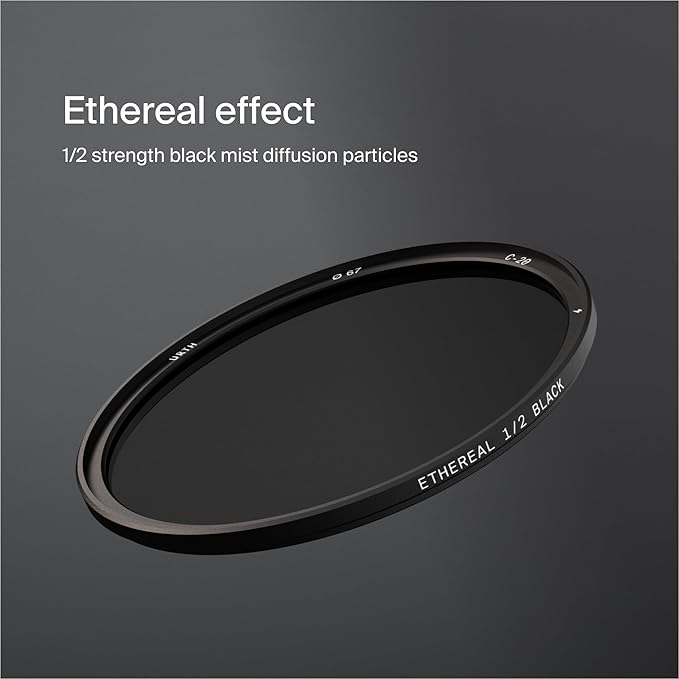 Urth 43mm Magnetic Ethereal Black Mist ½ Diffusion Lens Filter — Cinematic