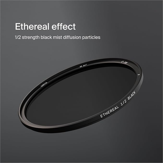 Urth 58mm Magnetic Ethereal Black Mist ½ Diffusion Lens Filter — Cinematic