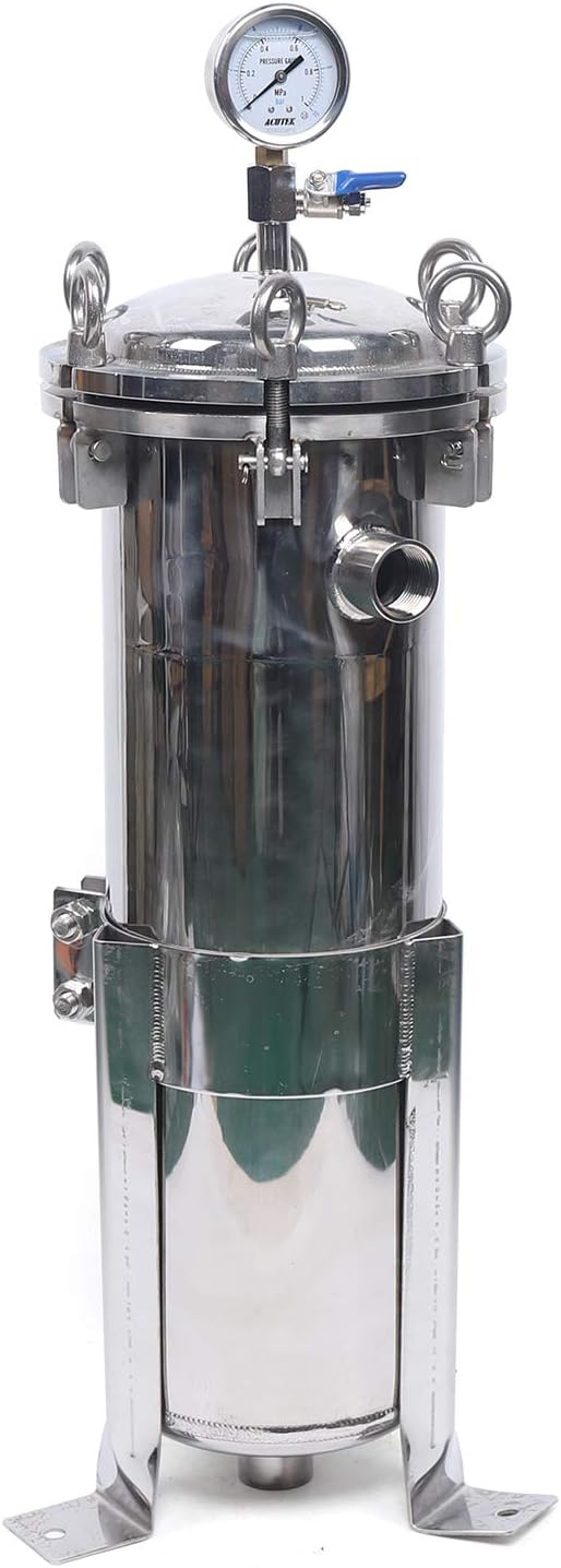 304 Stainless Steel Bag Filter Housing, Industrial Process Filter Housings