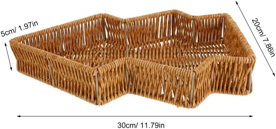 2pcs Shelf Baskets for Storage Small Space Stackable Christmas Organizer
