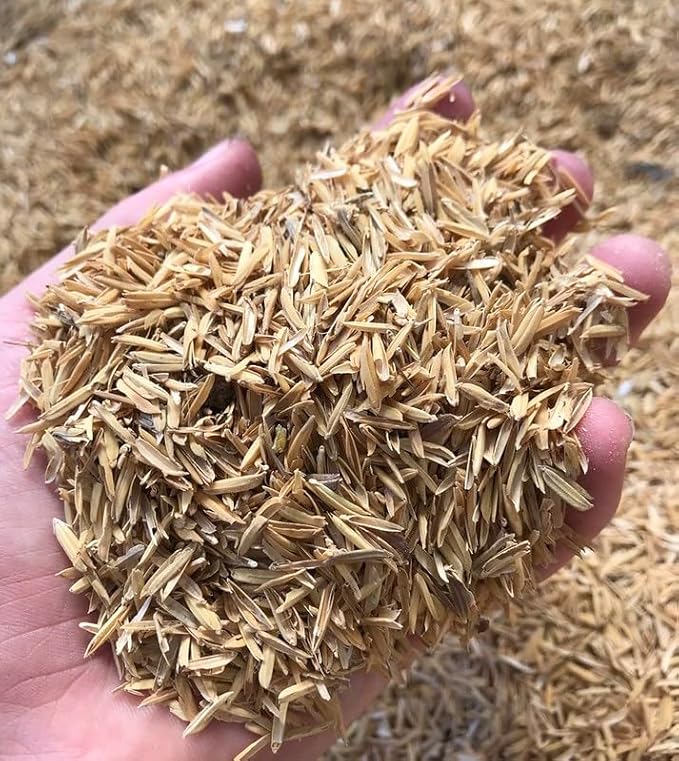 Boost Your Garden's Sustainability with Gardenera Horticultural Grade Rice Hulls - Enhance Soil Structure and Microbial Activity - 4 QUARTS