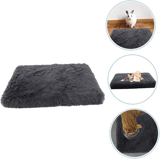 Toyvian Deep Dog Bed for Puppies and Cats Warm Sofa Cushion Cozy Sleeping Mat for Chihuahuas Pomeranians and Breeds Household Pet Nest