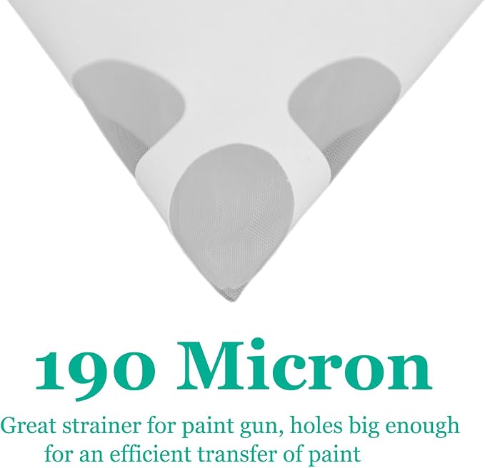 100pcs 190 Micron Paint Strainer, Paint Filter