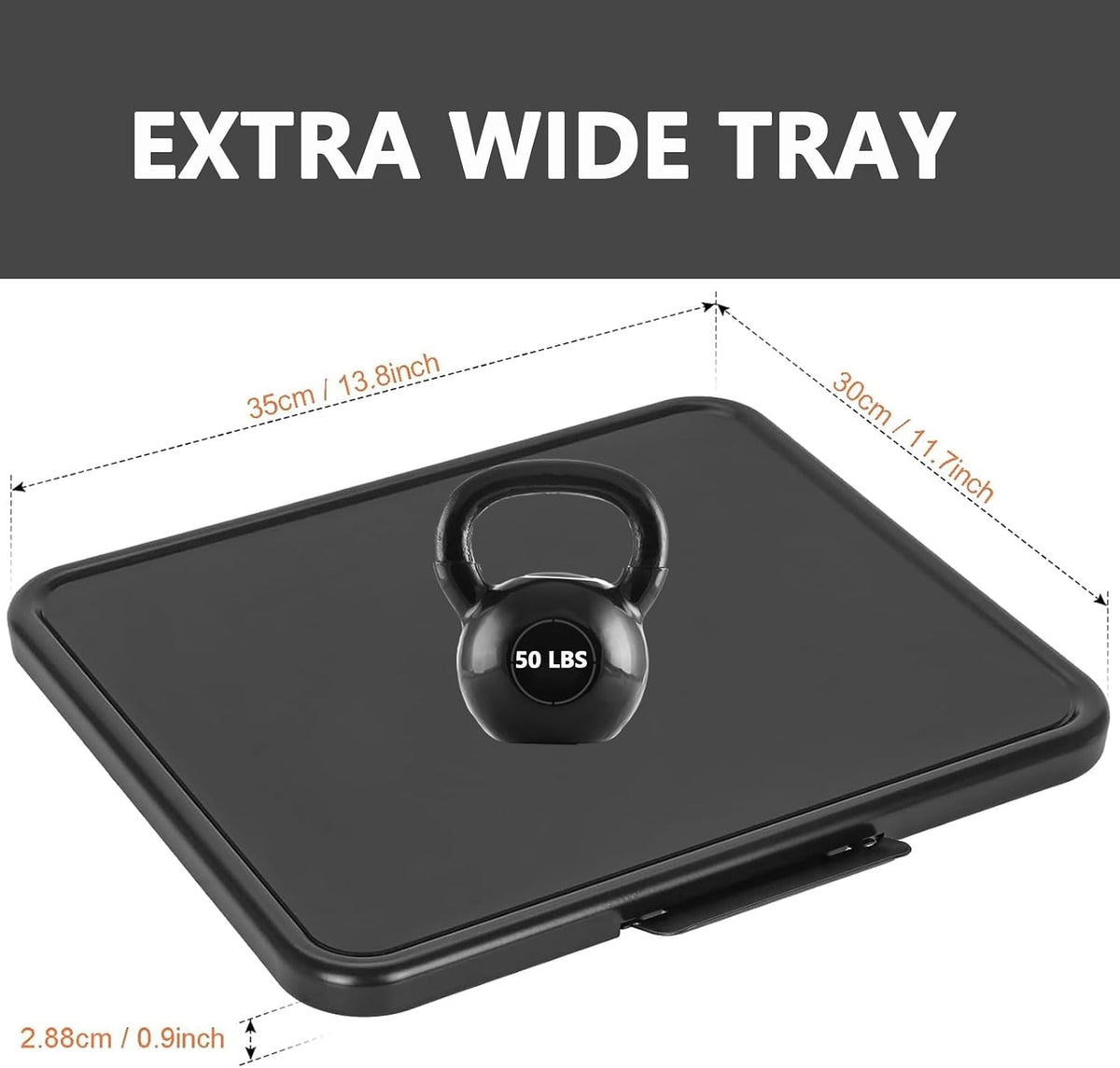 Kitchen Caddy Sliding Tray, Appliance Coffee Maker Slider Large Rolling Tray Under Cabinet Countertop Storage Moving Sliders for Stand Mixer Air Fryer Toaster Blender with Wheels -13.8'' W × 11.7''D