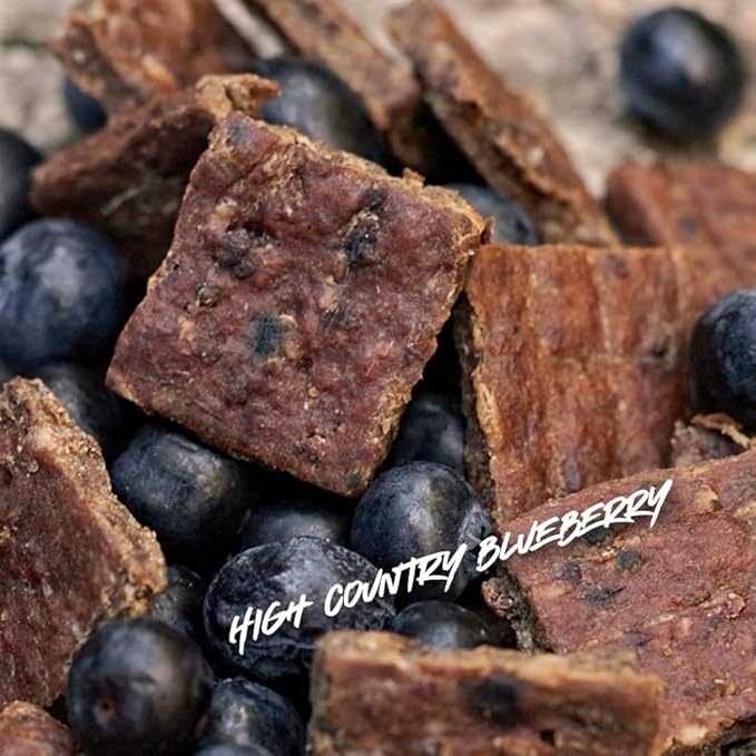 High Country Wild Blueberry Elk & Venison Training Dog Treats - Natural Grain-Free Puppy & Dog Snacks - Protein for Training & Reward - No Fillers, No Artificial Preservatives, 4oz 2 Packs