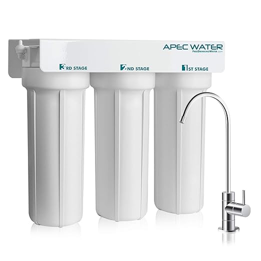 APEC Water Systems WFS-1000 Super Capacity Premium Quality 3 Stage Under-Sink