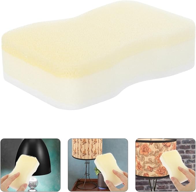 15pcs Lampshade Cleaner Sponge Set Dry Fabric Cleaning Sponges