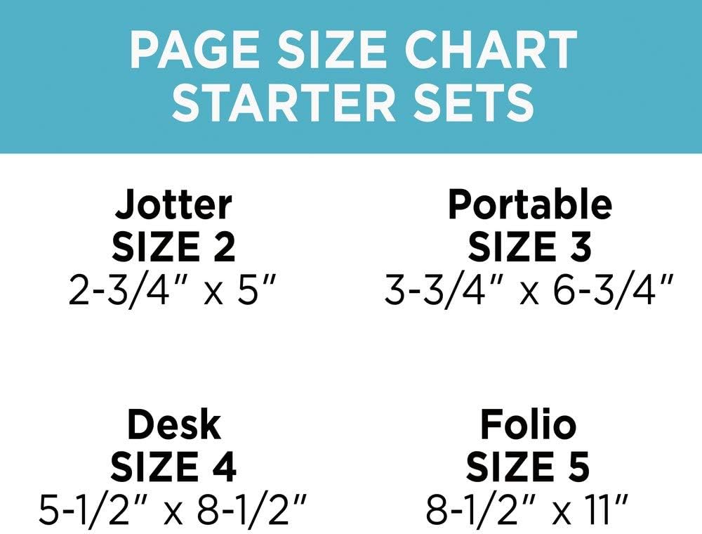 AT-A-GLANCE Textured Faux Leather Undated Starter Set, Desk Size, Black (031-0340-05)
