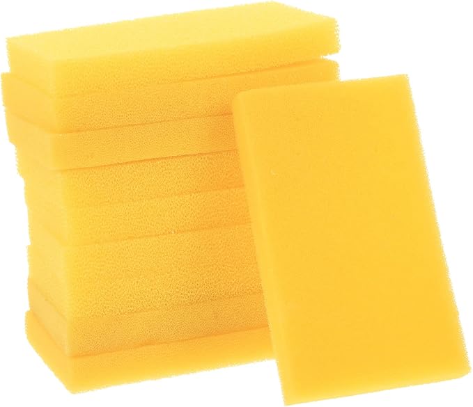 10pcs Crab Sponges for Reptiles Fine Hole Aquarium Sponges for Humidity Control