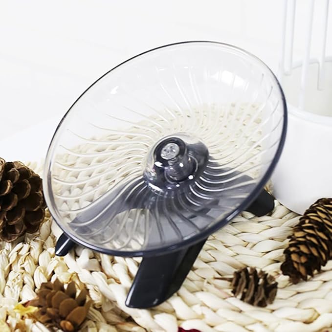 Kakalote Hamster Wheel, Hermit Crab Climbing Toys Silent Running Exercise Wheel, Small Animal Exercise Wheels Hermit Crabs Wheel for Hamsters, Gerbils, Hermit Crab Small Cage