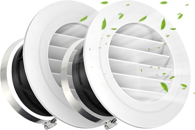 Soffit Vents 6 Inch, Round Exhaust Air Vent Cover